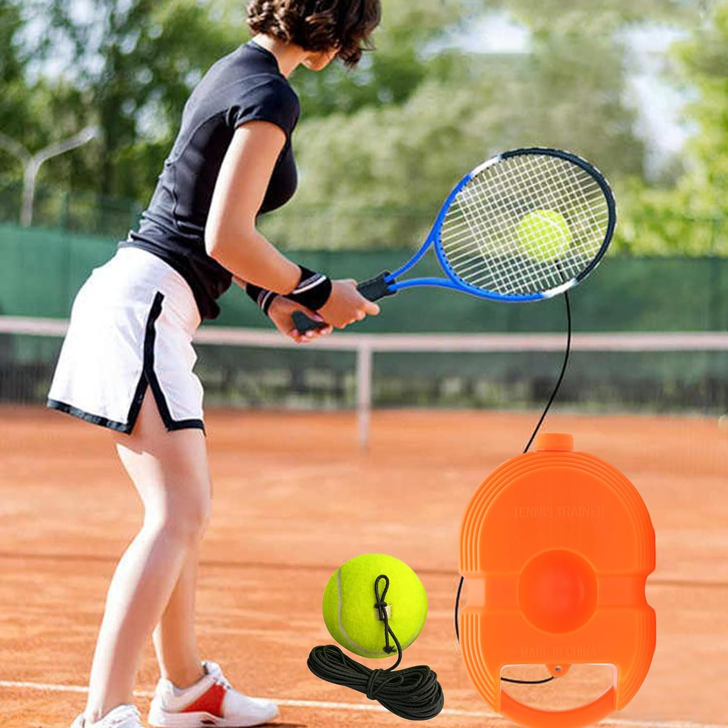 Tennis Trainer Rebound Ball | For Tennis & Cricket Self-Practice