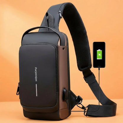 Anti-Theft Cross Body Bag With USB Charging (Cable Included)