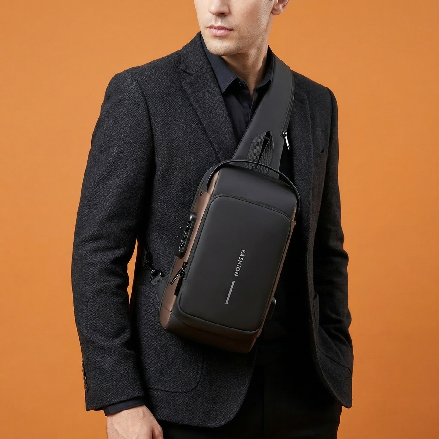 Anti-Theft Cross Body Bag With USB Charging (Cable Included)