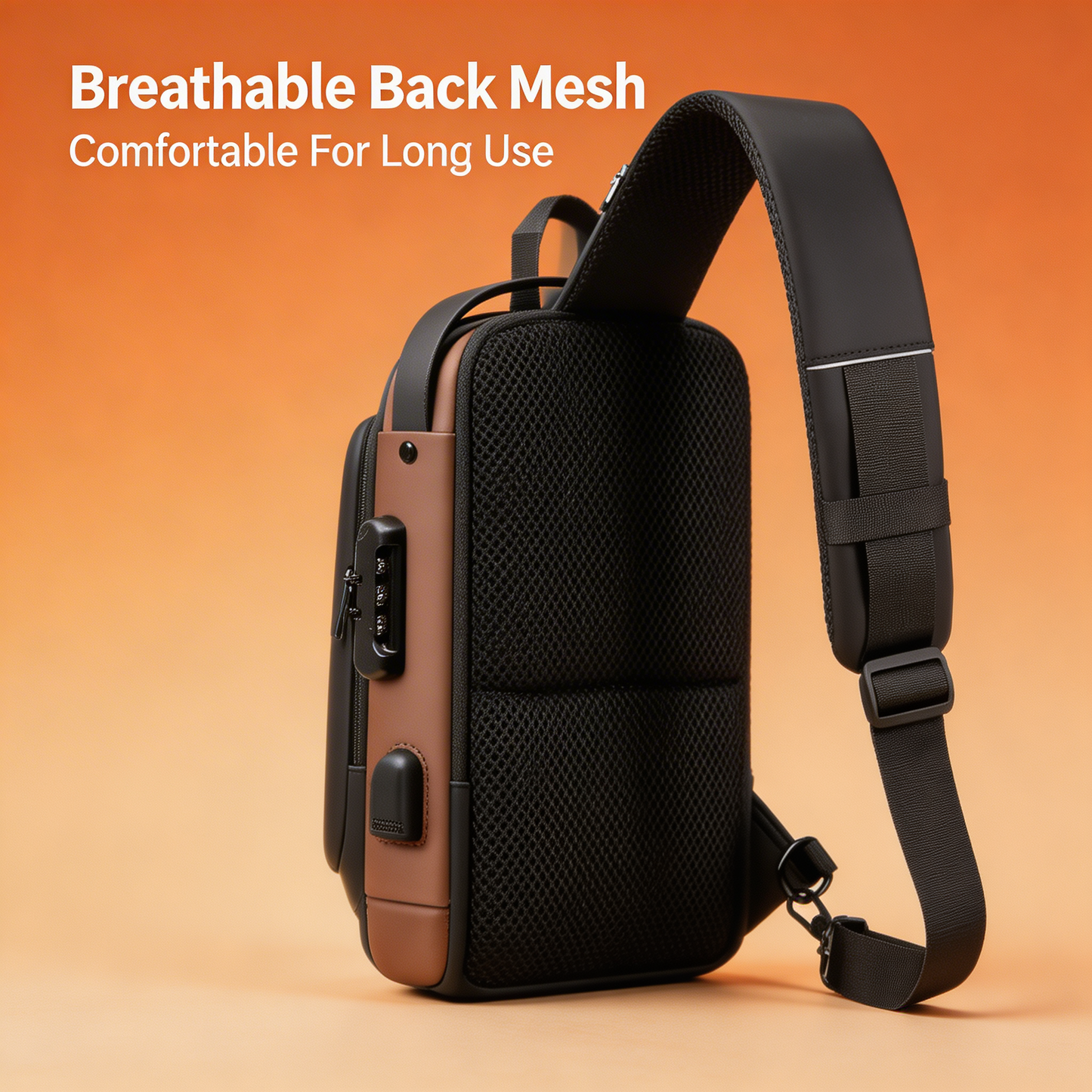 Anti-Theft Cross Body Bag With USB Charging (Cable Included)