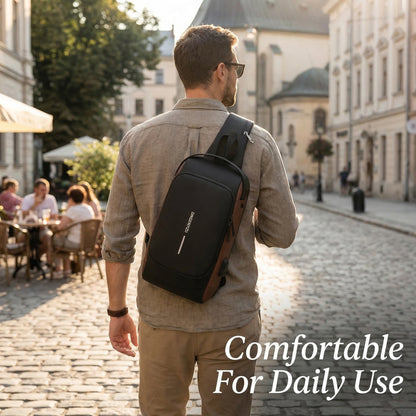 Anti-Theft Cross Body Bag With USB Charging (Cable Included)