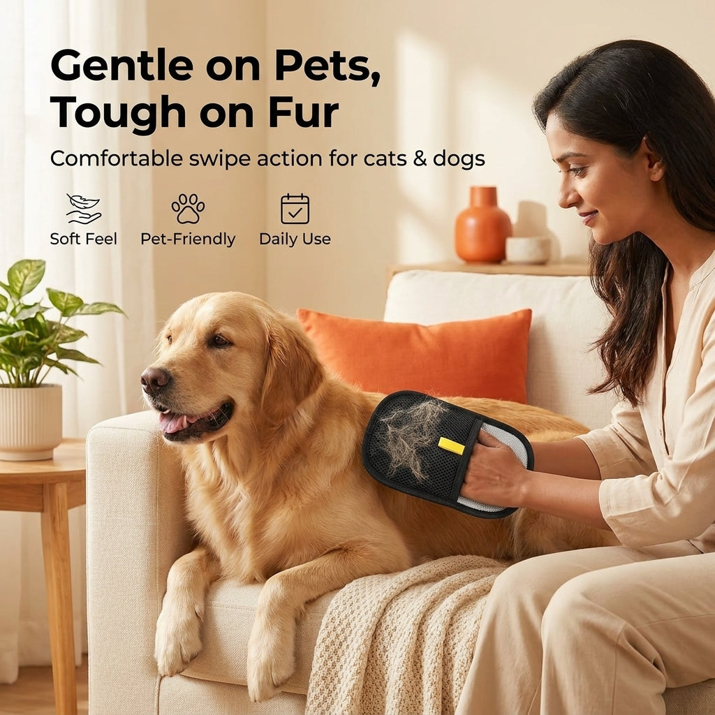FurAway™ - Quick, easy fur removal with a swipe.