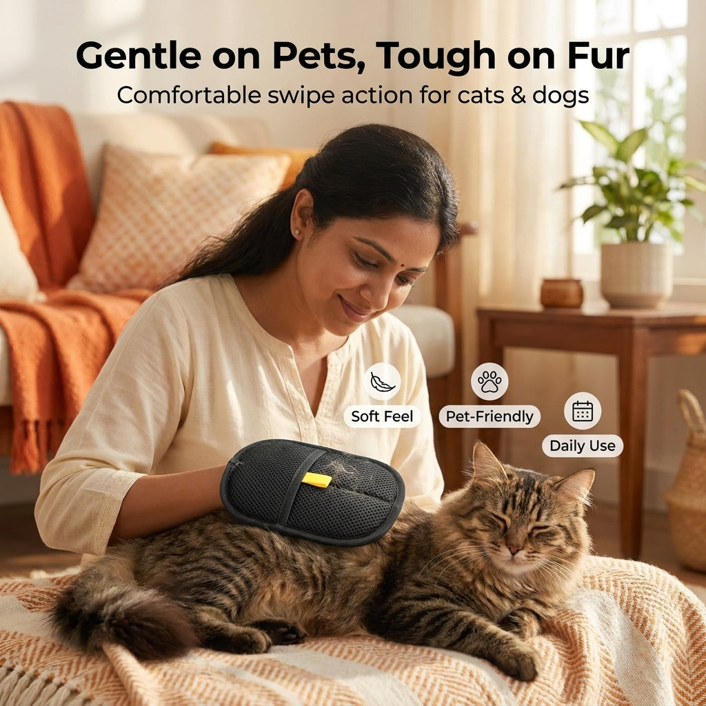 FurAway™ - Quick, easy fur removal with a swipe.