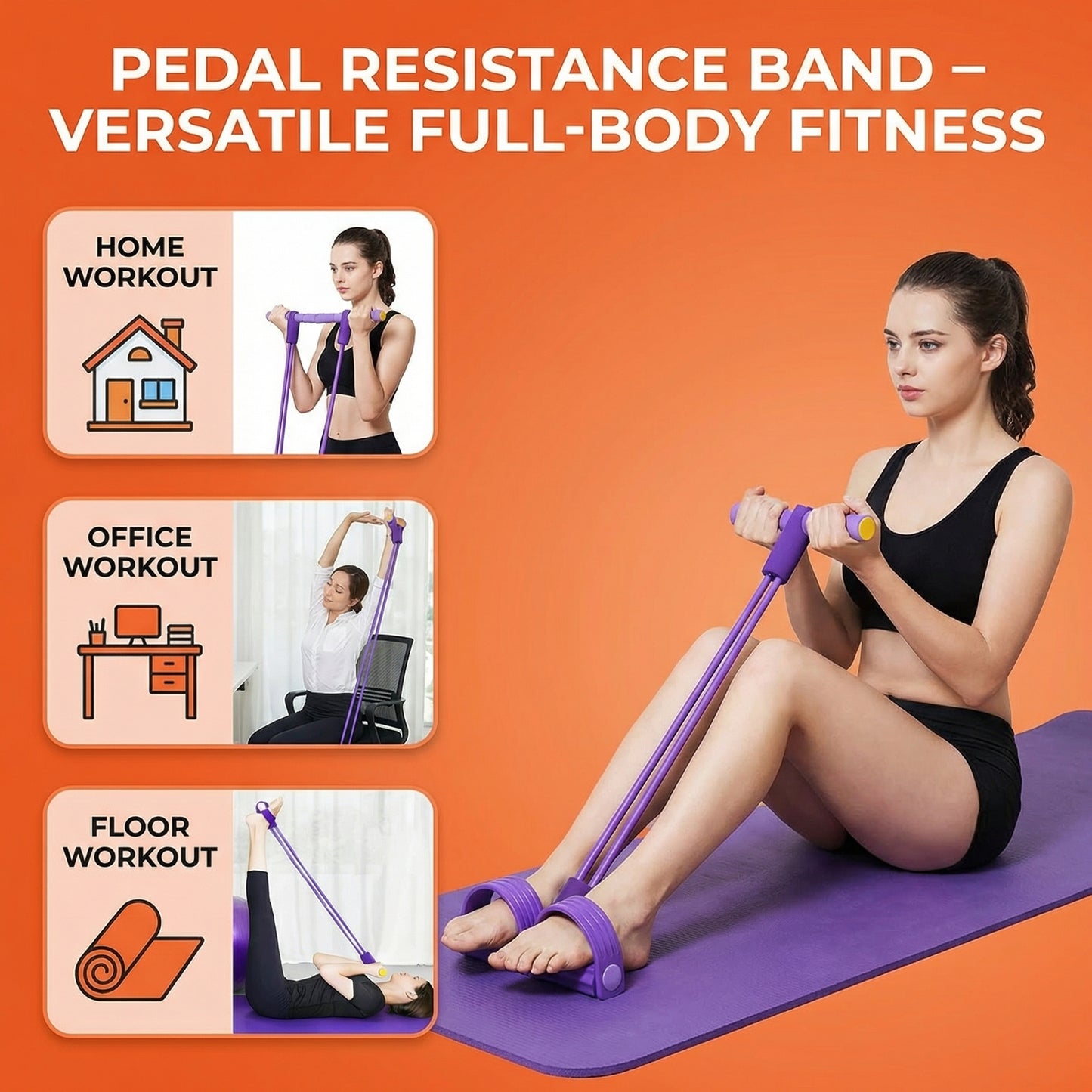 Yoga Pedal Puller (Fitness Resistance Band)