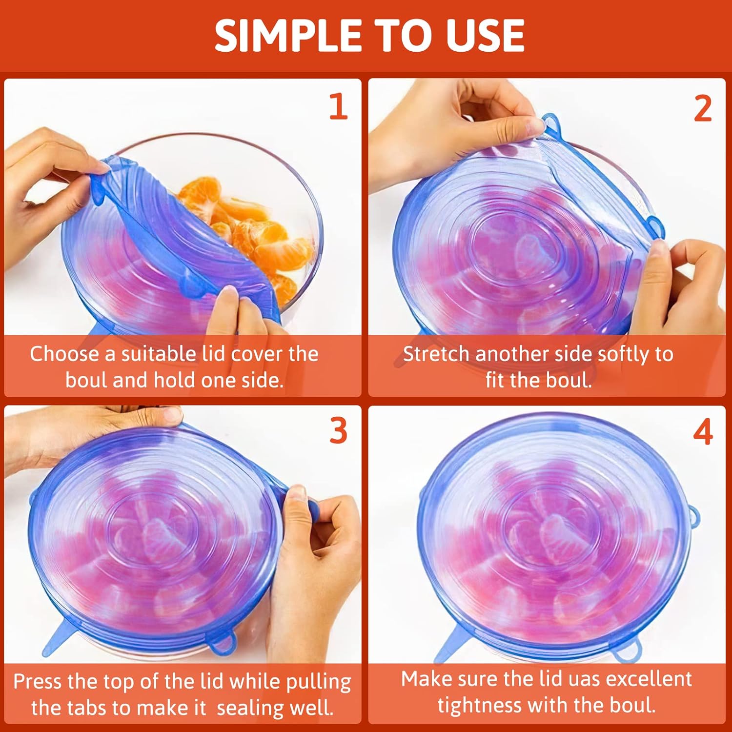 Multipurpose Silicone Lid | Reusable & Microwave Safe