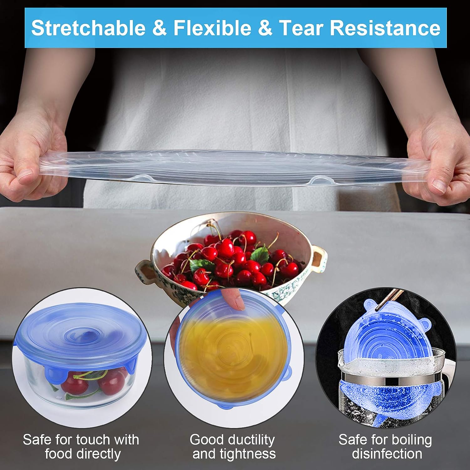 Multipurpose Silicone Lid | Reusable & Microwave Safe