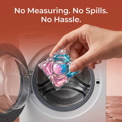 5-in-1 Dissolvable Magic Laundry Pods – No Mess, Deep Clean Wash