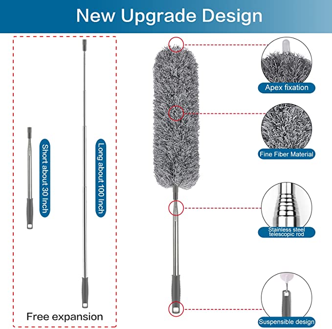 DusterPro - Bendable & Extendable Ceiling Duster