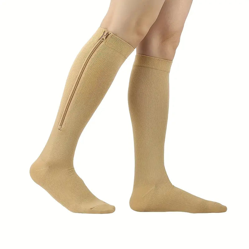 Zipper Compression Socks For Men & Women