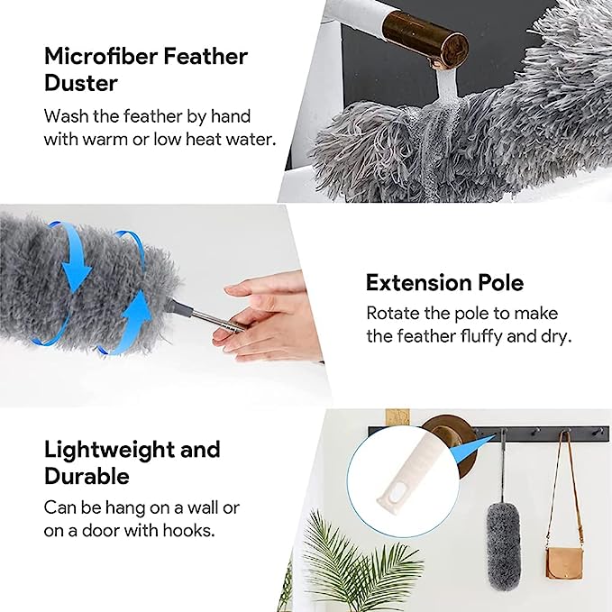 DusterPro - Bendable & Extendable Ceiling Duster