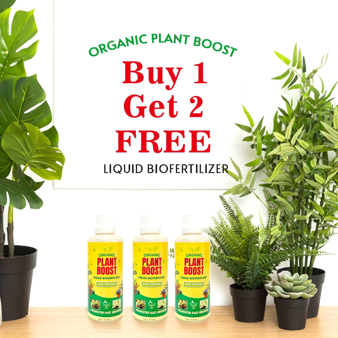 Organic Plant Boost Biofertilizer | For All Plant Types | 100% Organic | BUY 1 GET 2 FREE